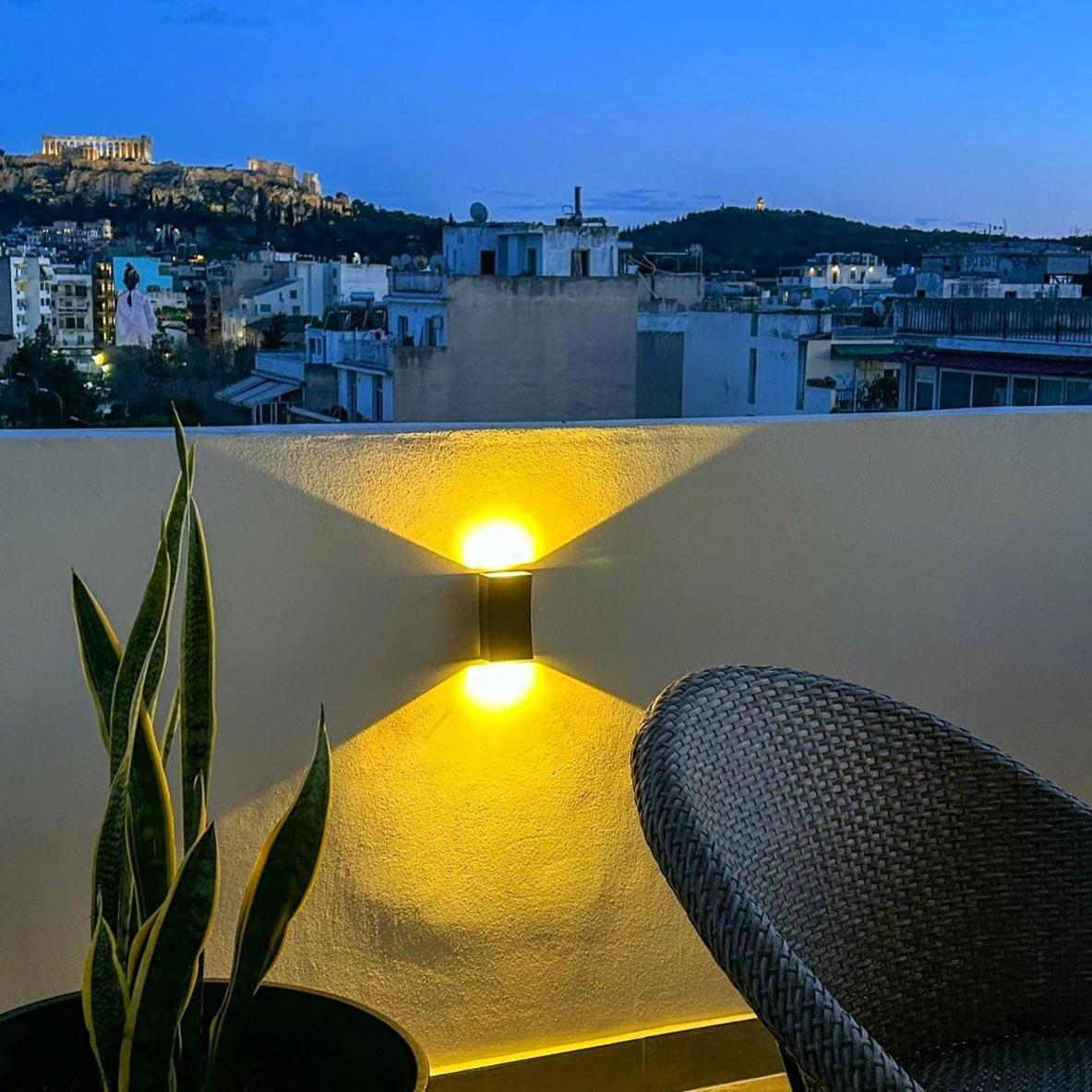 Ferienwohnung Exquisite Penthouse With Breathtaking Acropolis Panorama View Athen Exterior foto