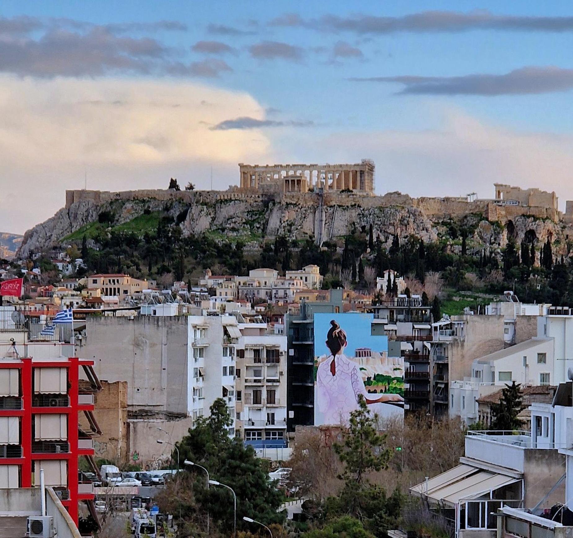 Ferienwohnung Exquisite Penthouse With Breathtaking Acropolis Panorama View Athen Exterior foto