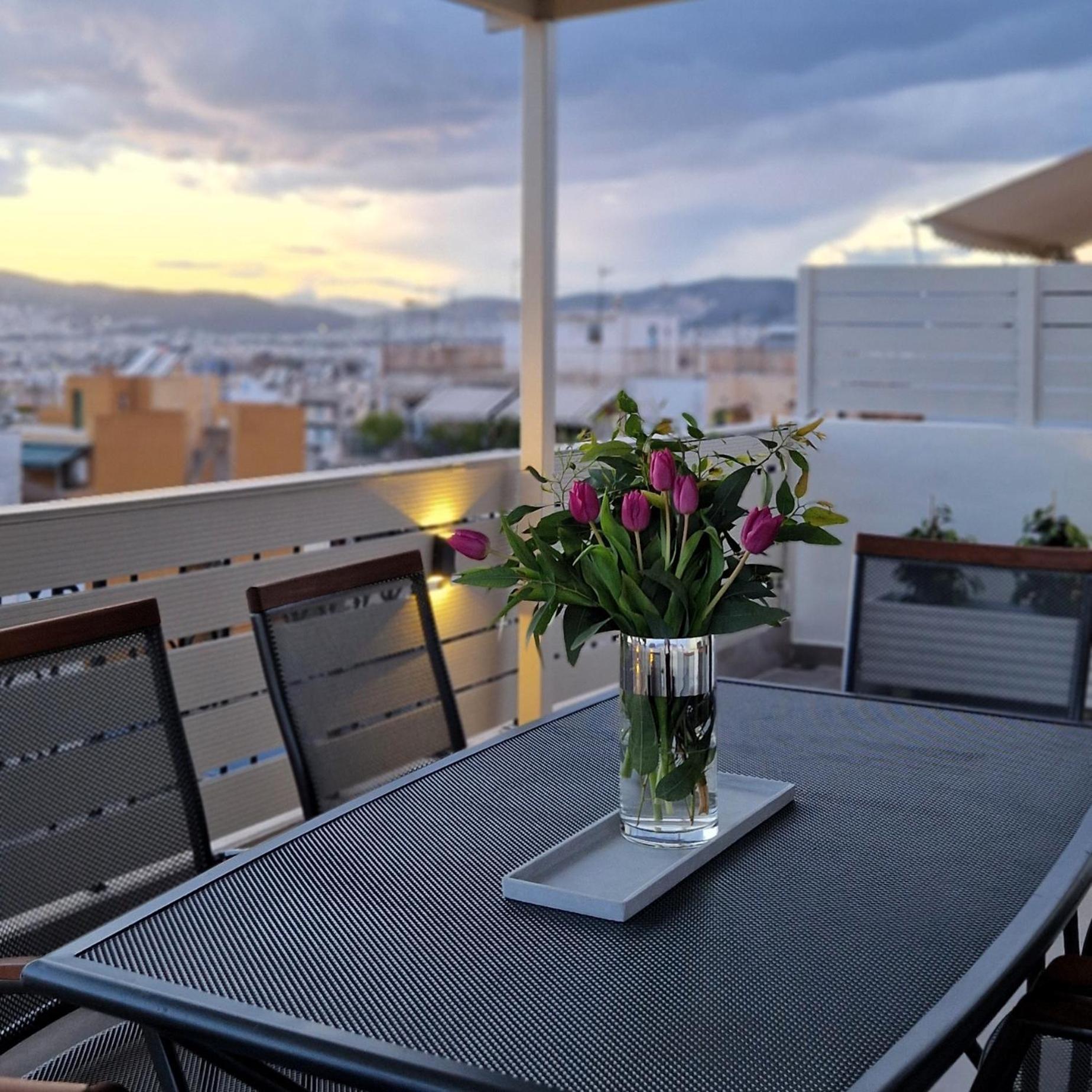 Ferienwohnung Exquisite Penthouse With Breathtaking Acropolis Panorama View Athen Exterior foto